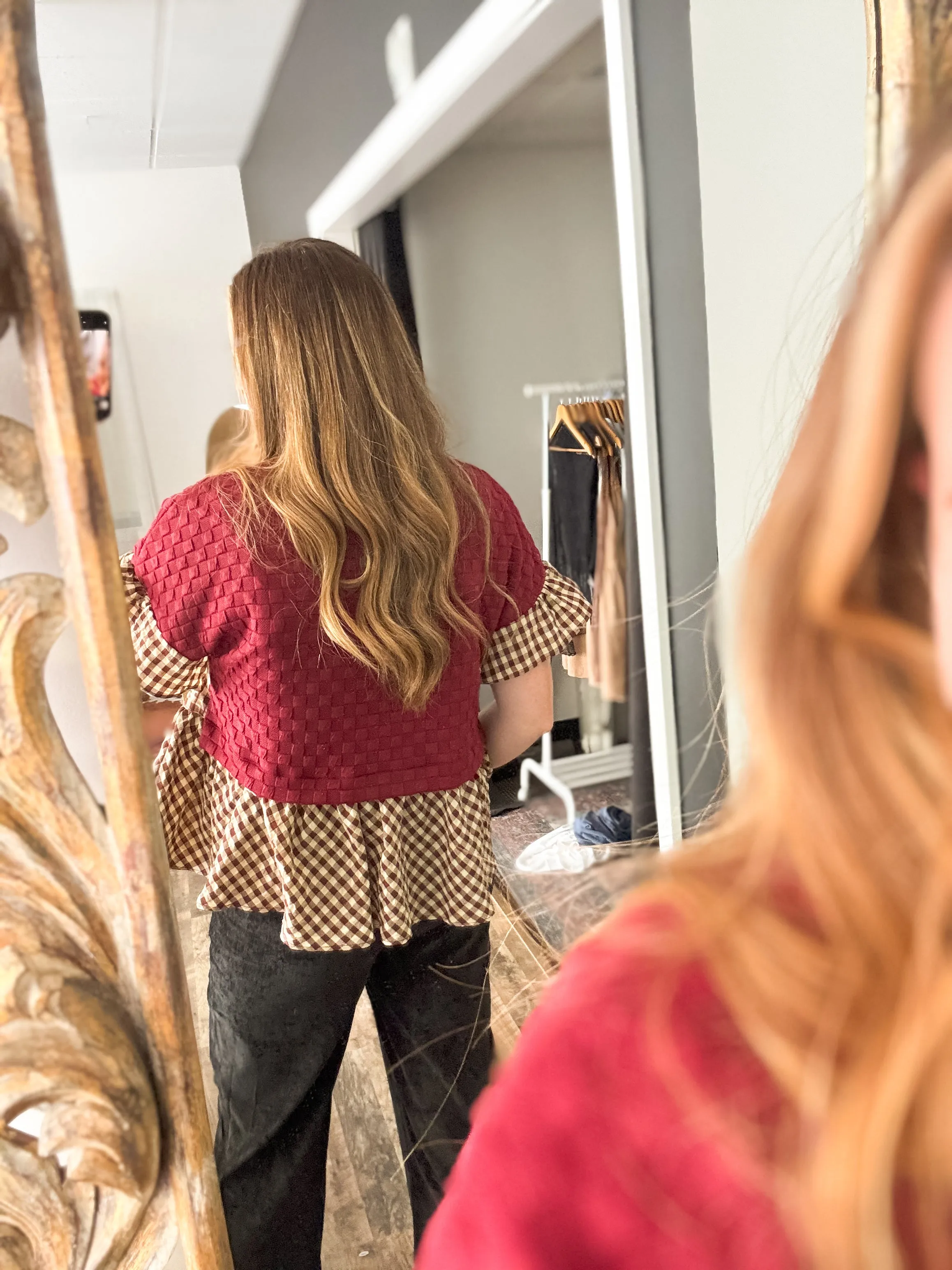 Merlot Layered Top