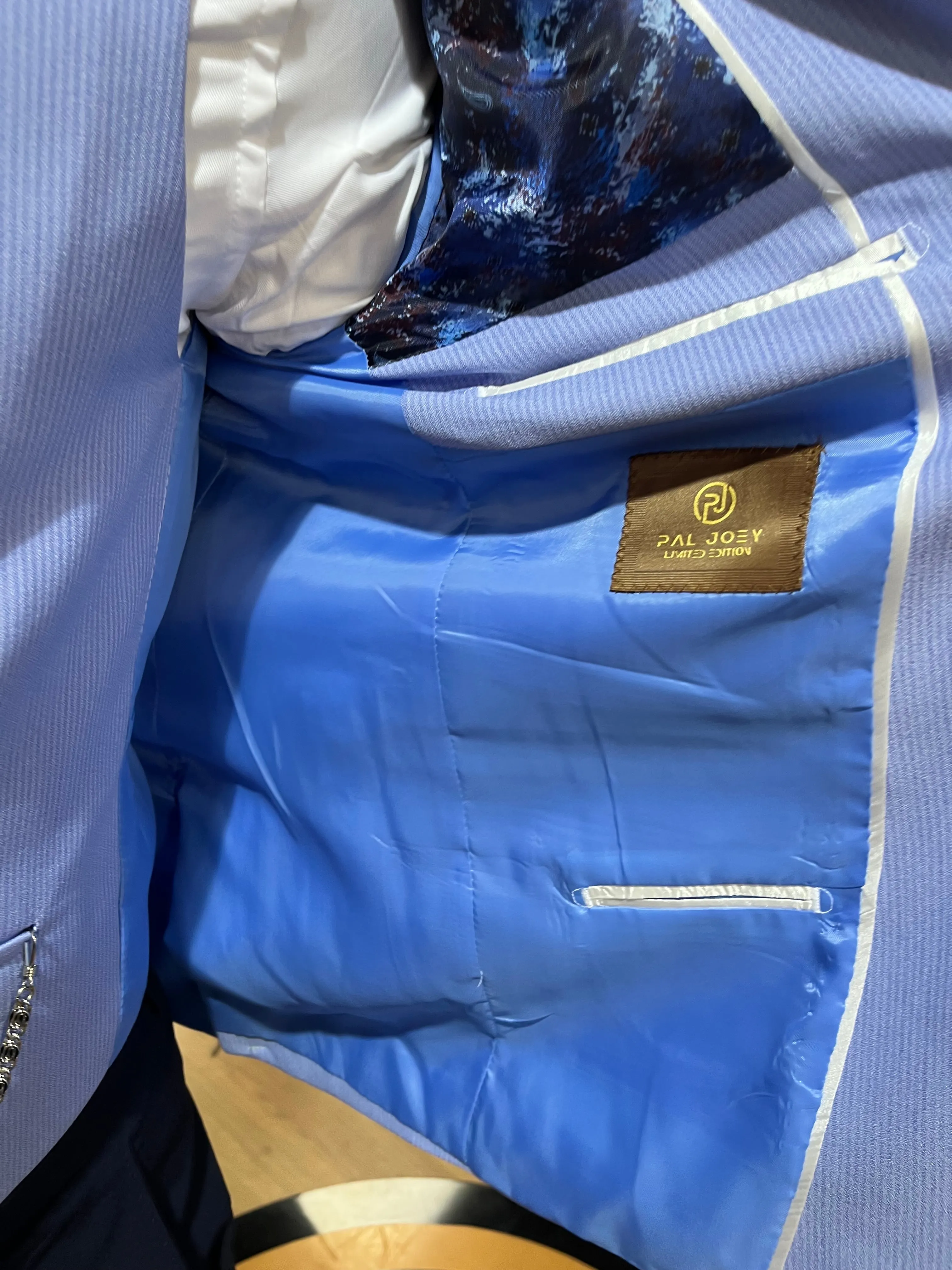 Miami - Blue 3 Piece Suit