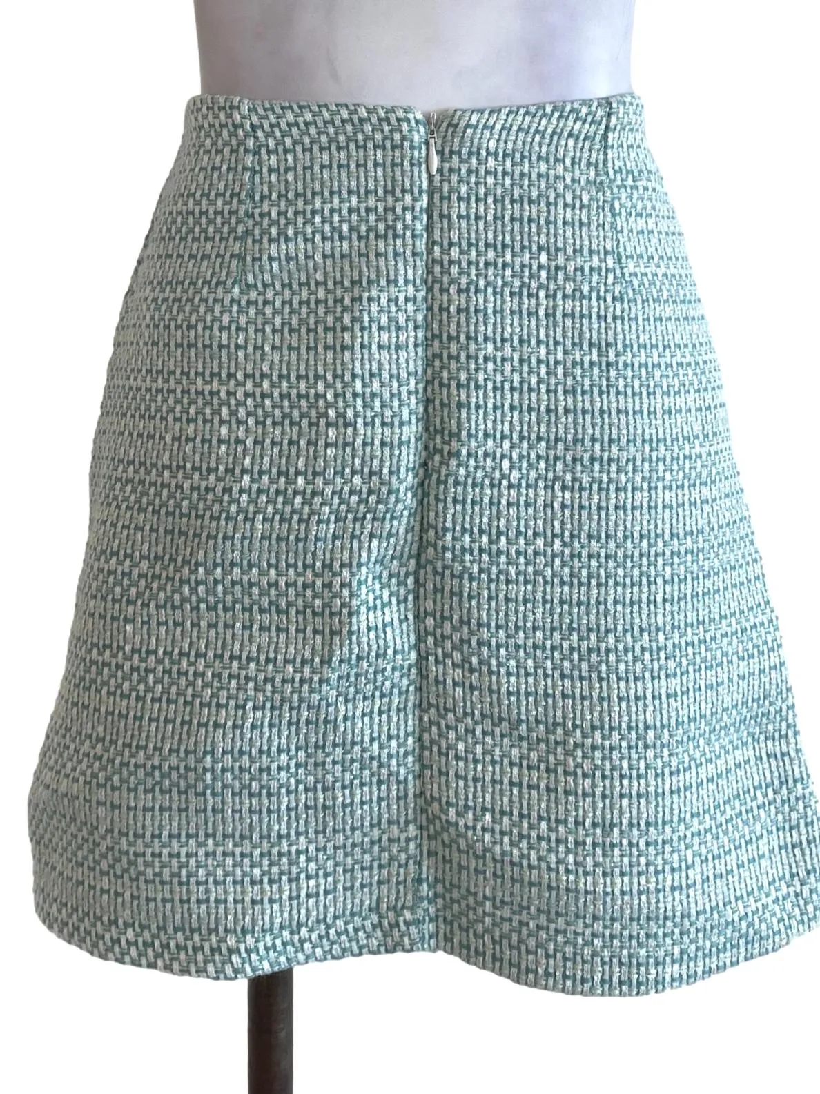 Mint Green Knitted Skirt