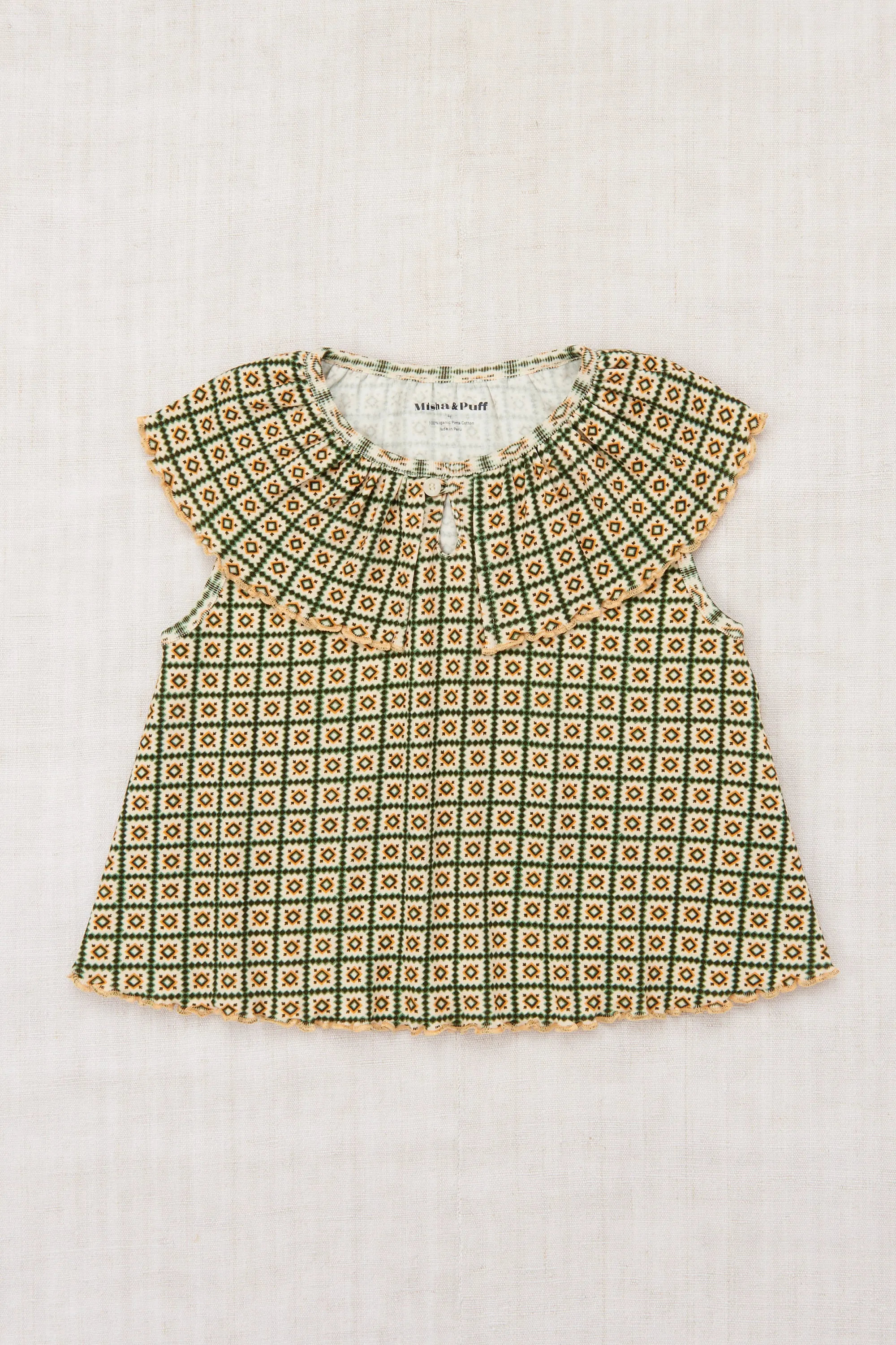 Mira Top, String/ Lawn Pinking Tiles