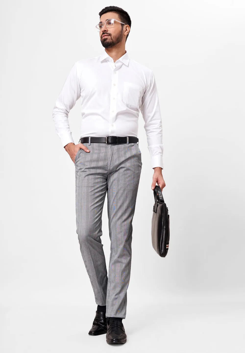 Narrow Fit Cotton Trouser - N38982