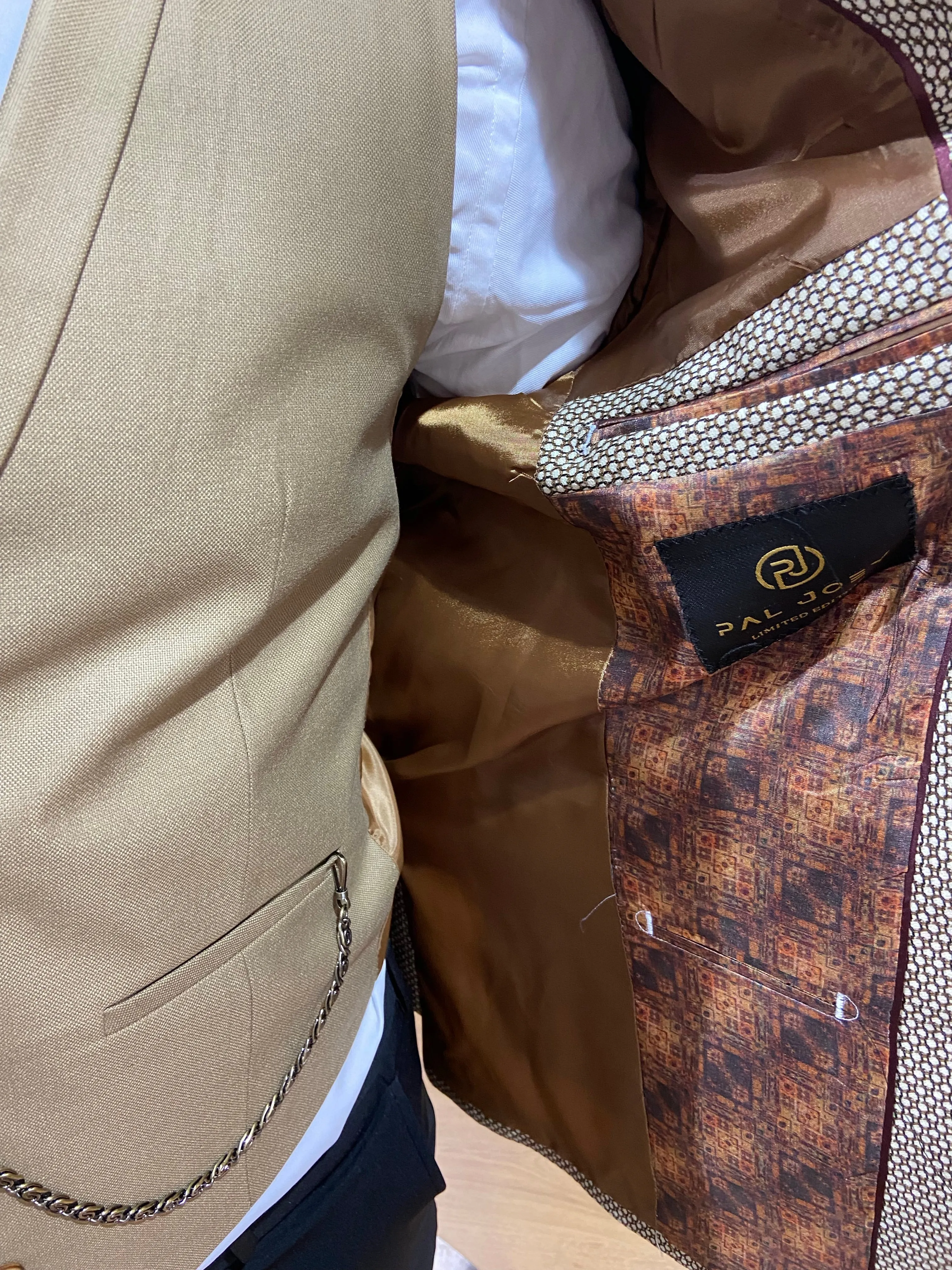Nectar - Beige 3 Piece Suit