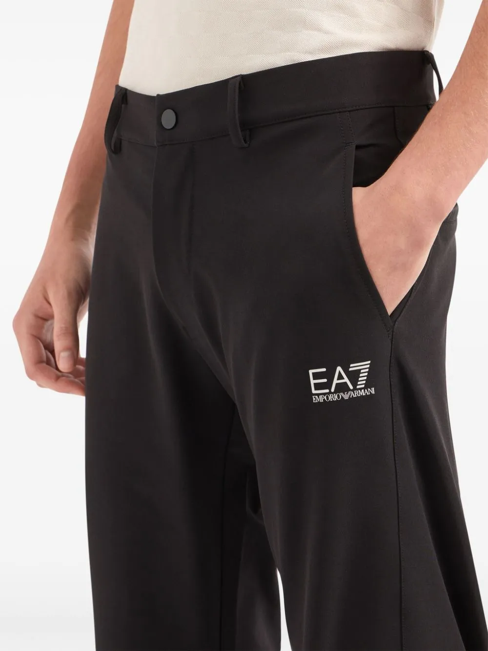 Nylon chino trousers