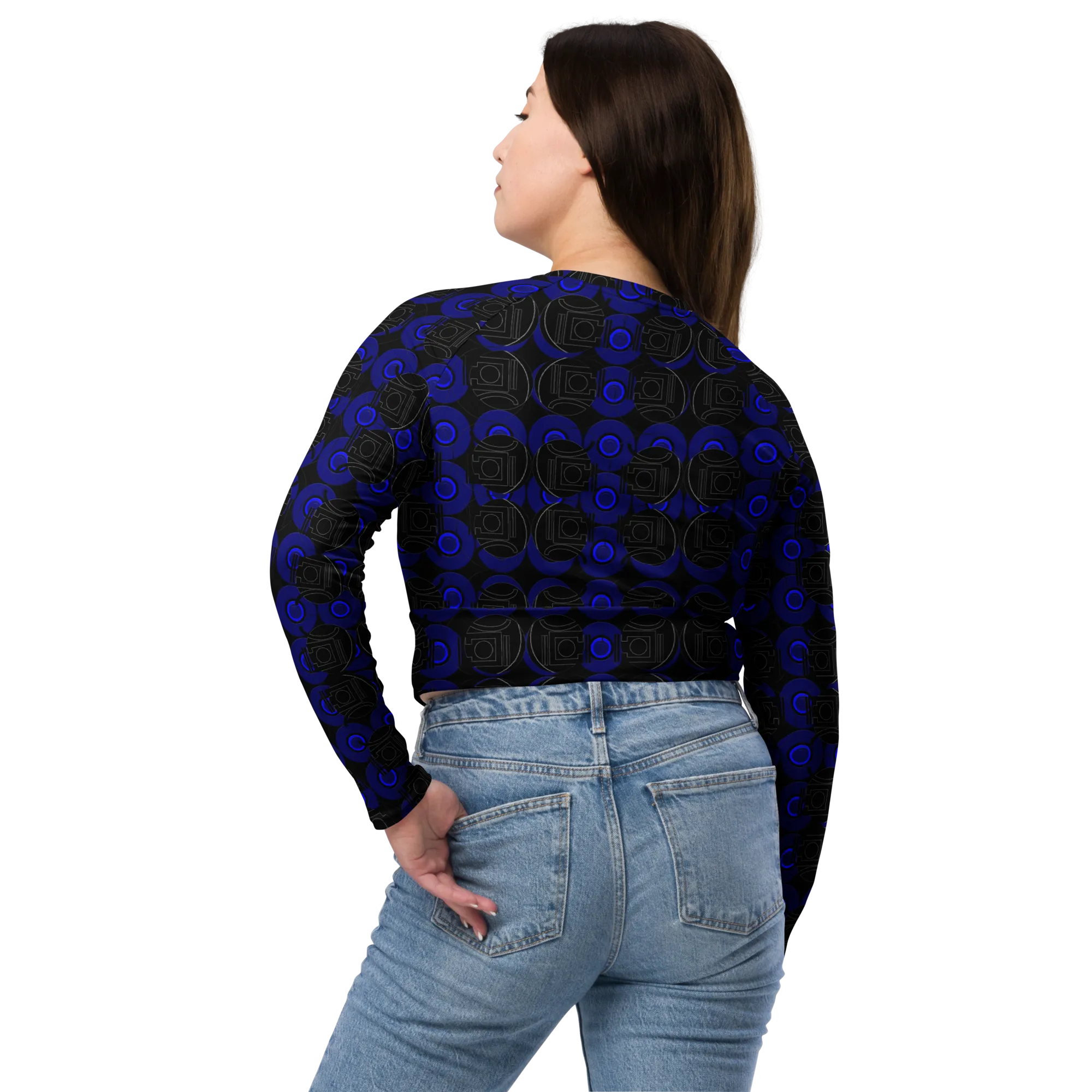 OD On-Arrival Women's Recycled long-sleeve crop top GB2