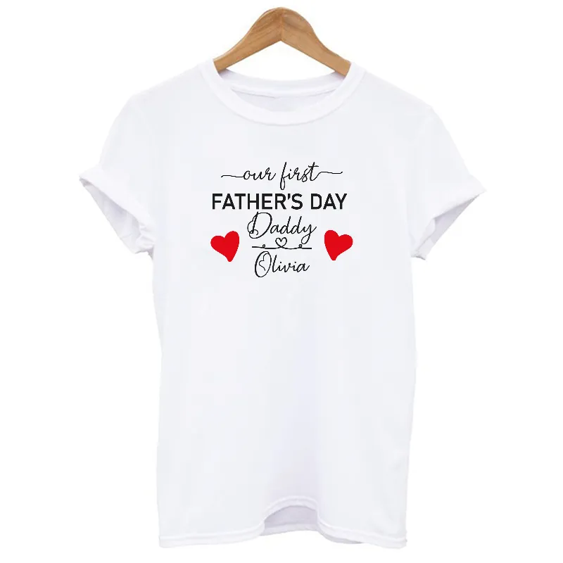 Our First Fathers Day Matching T-Shirt and Baby Grow Set