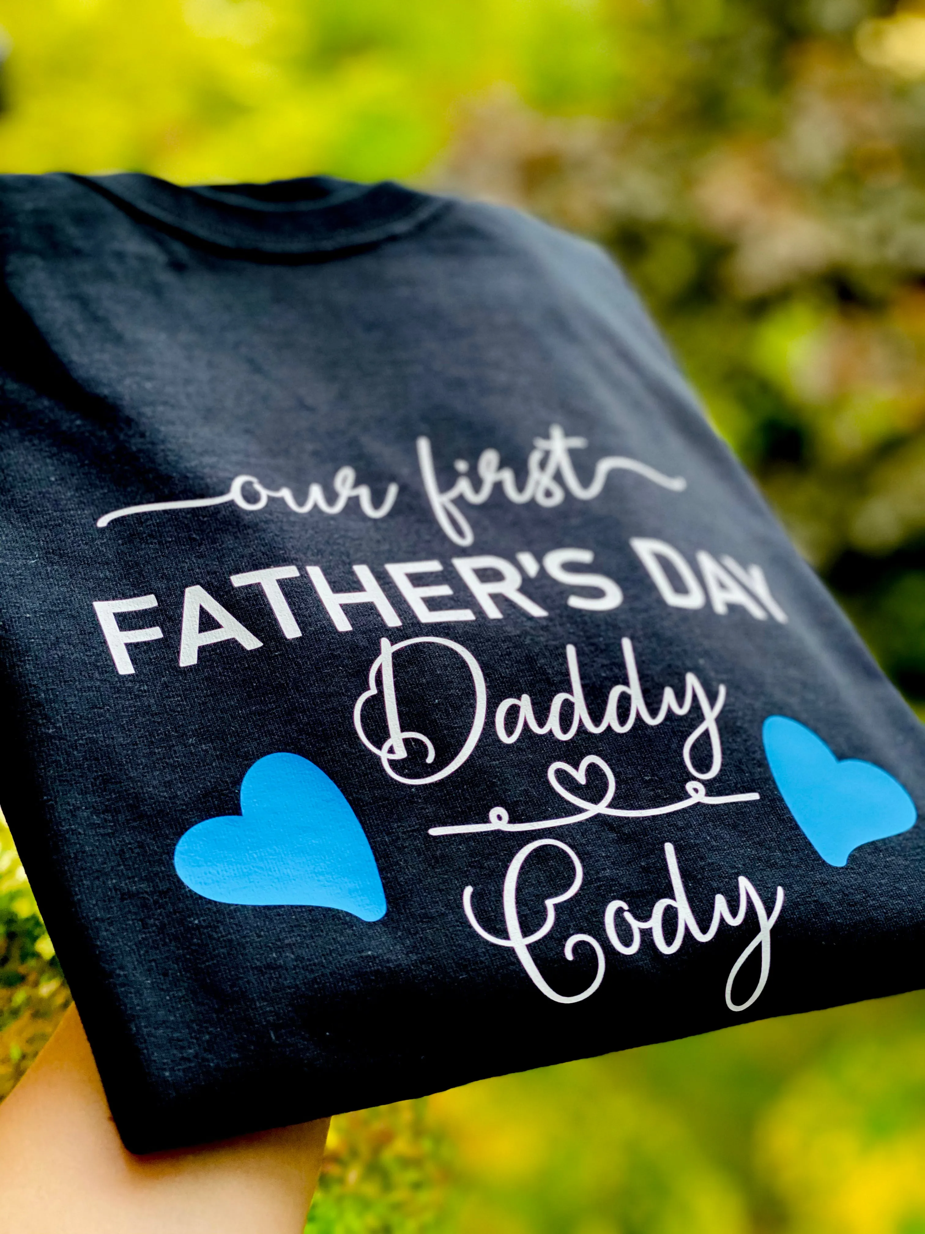 Our First Fathers Day Matching T-Shirt and Baby Grow Set
