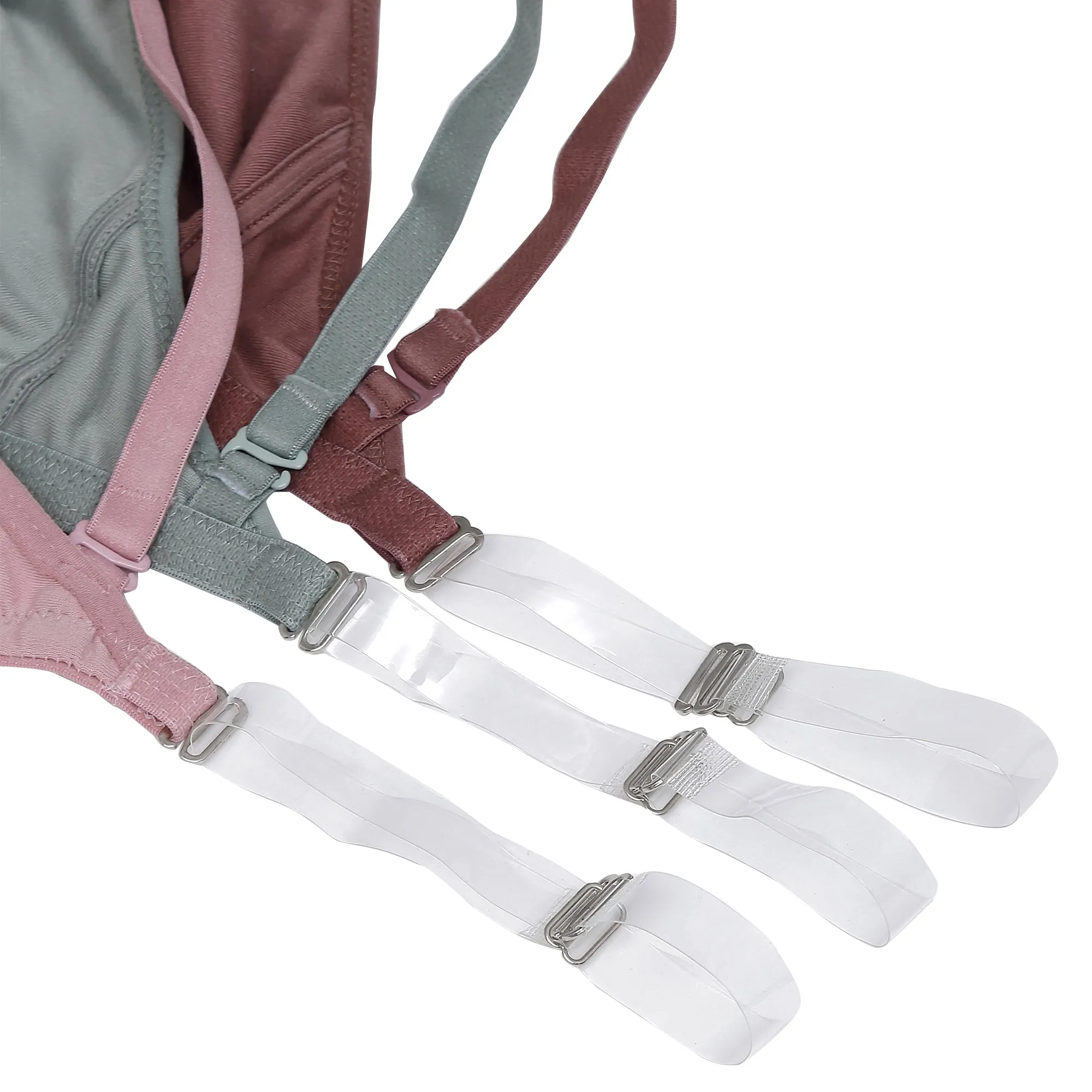 Pack Of 3 Medium Coverage Non Padded Everyday Backless Bra With All Day Comfort