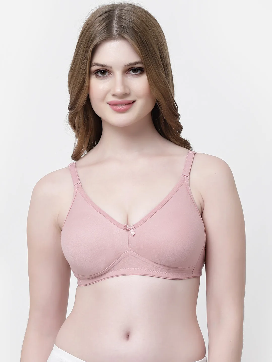 Pack Of 3 Medium Coverage Non Padded Everyday Backless Bra With All Day Comfort