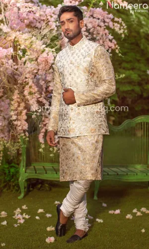 Pakistani Men's Clothing in Mens Sherwani Style #GN33