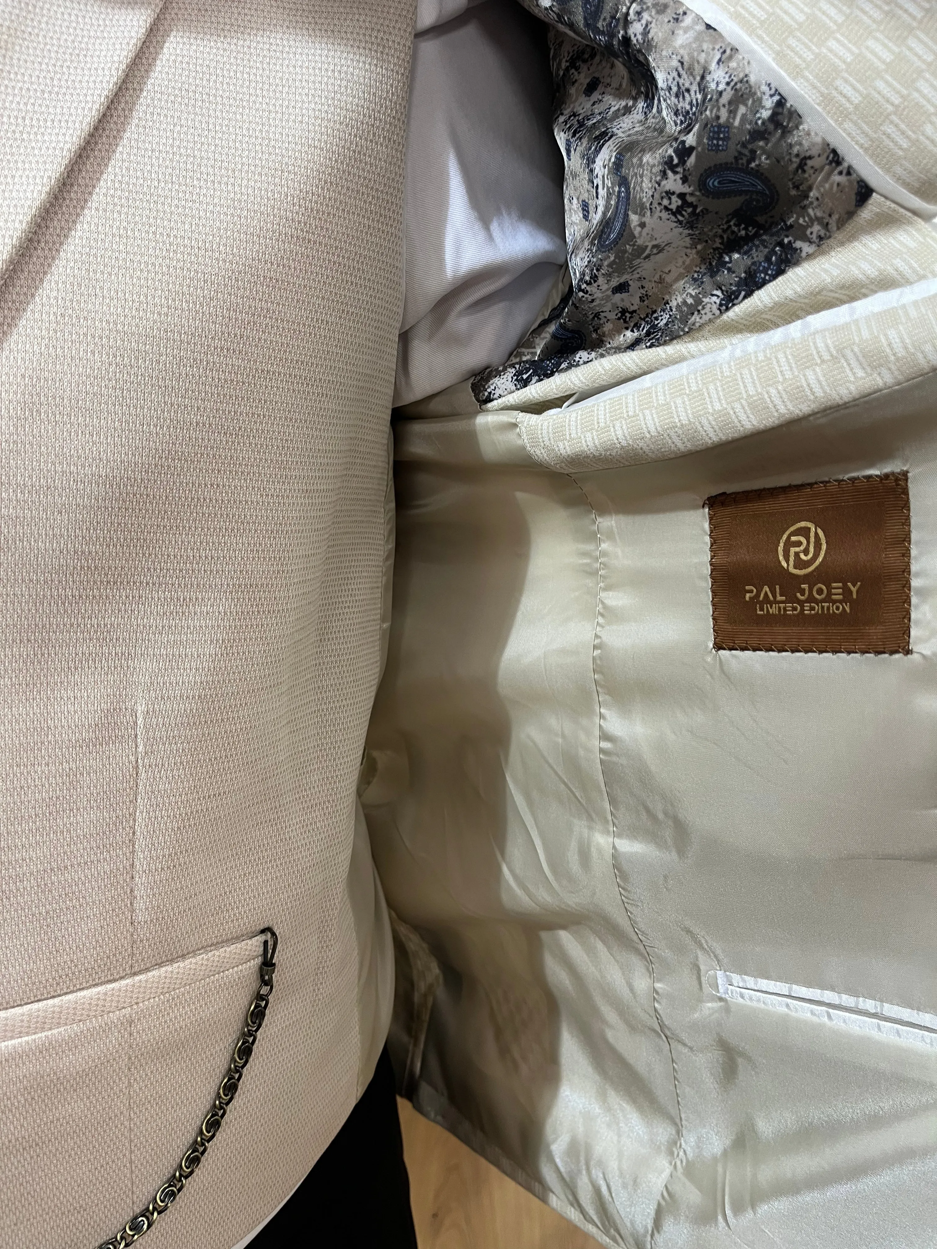 Pasero - Cream 3 Piece Suit