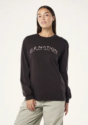 P.E NATION Volume Long Sleeve Tee - Licorice