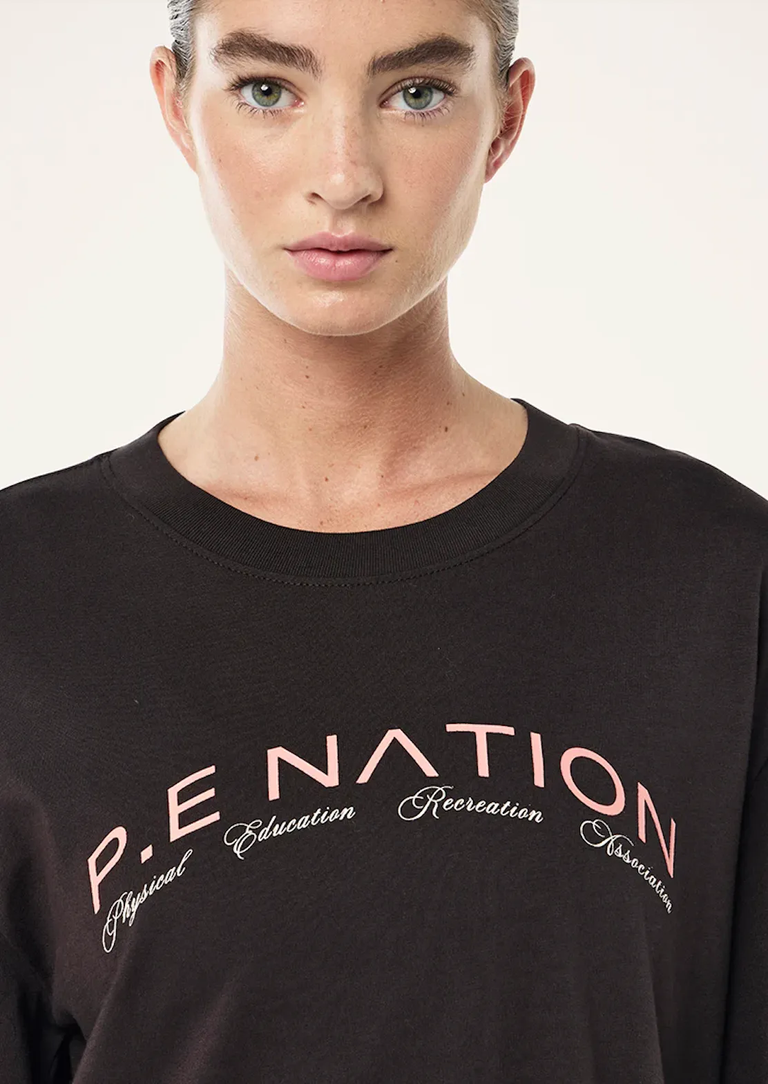 P.E NATION Volume Long Sleeve Tee - Licorice