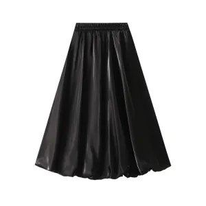 Pearl Bud Gauze Lantern Umbrella Bright Silk Skirt