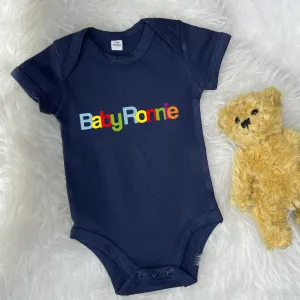 Personalised Multicoloured Babygrow