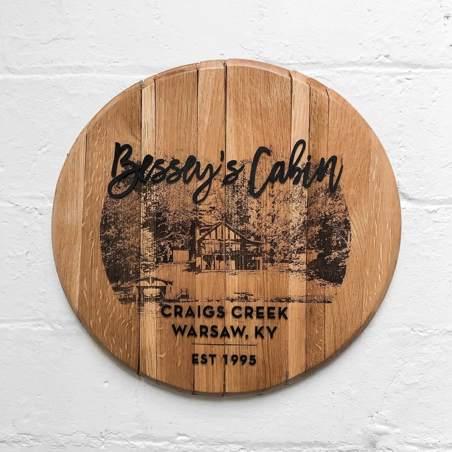 Personalized Image Engrave Barrel Top