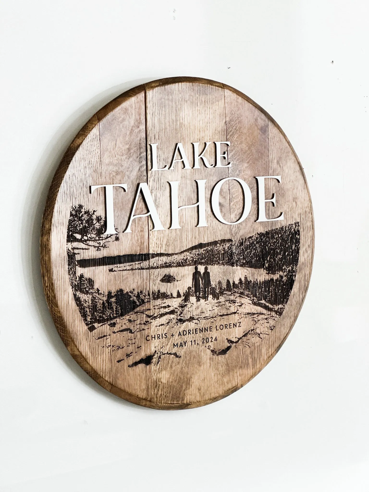 Personalized Image Engrave Barrel Top