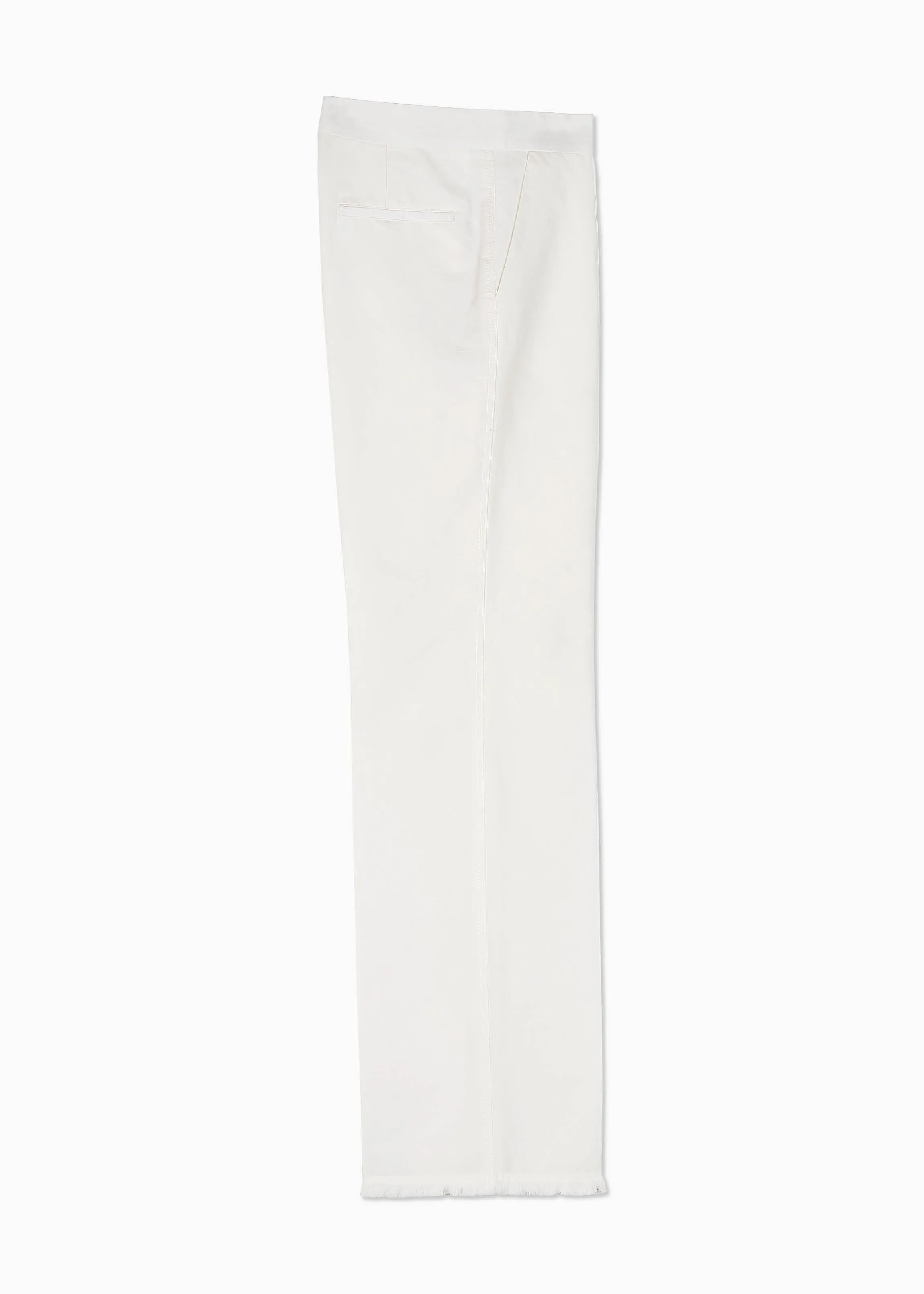 Pin-Tuck Straight Trousers