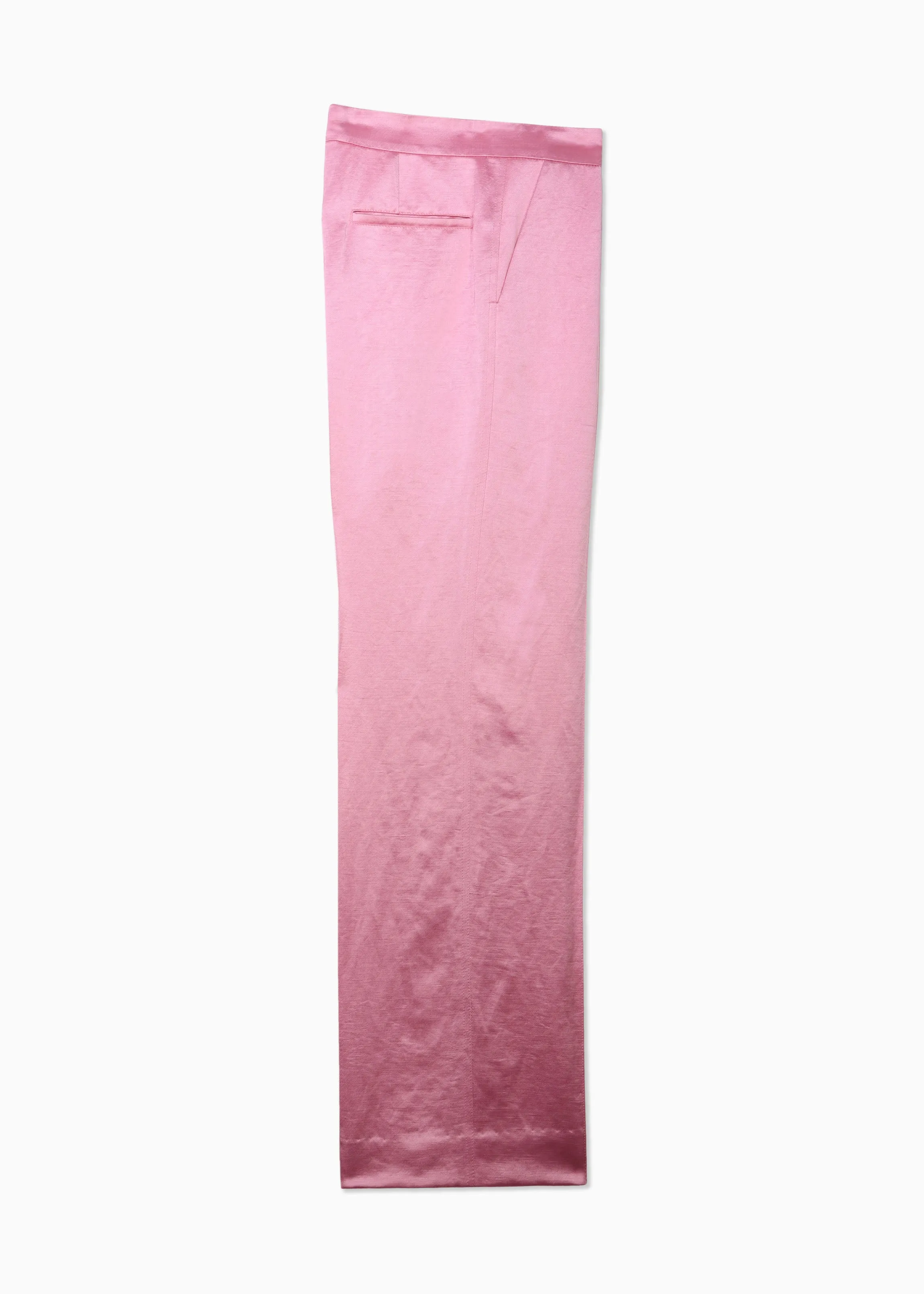 Pin-Tuck Straight Trousers