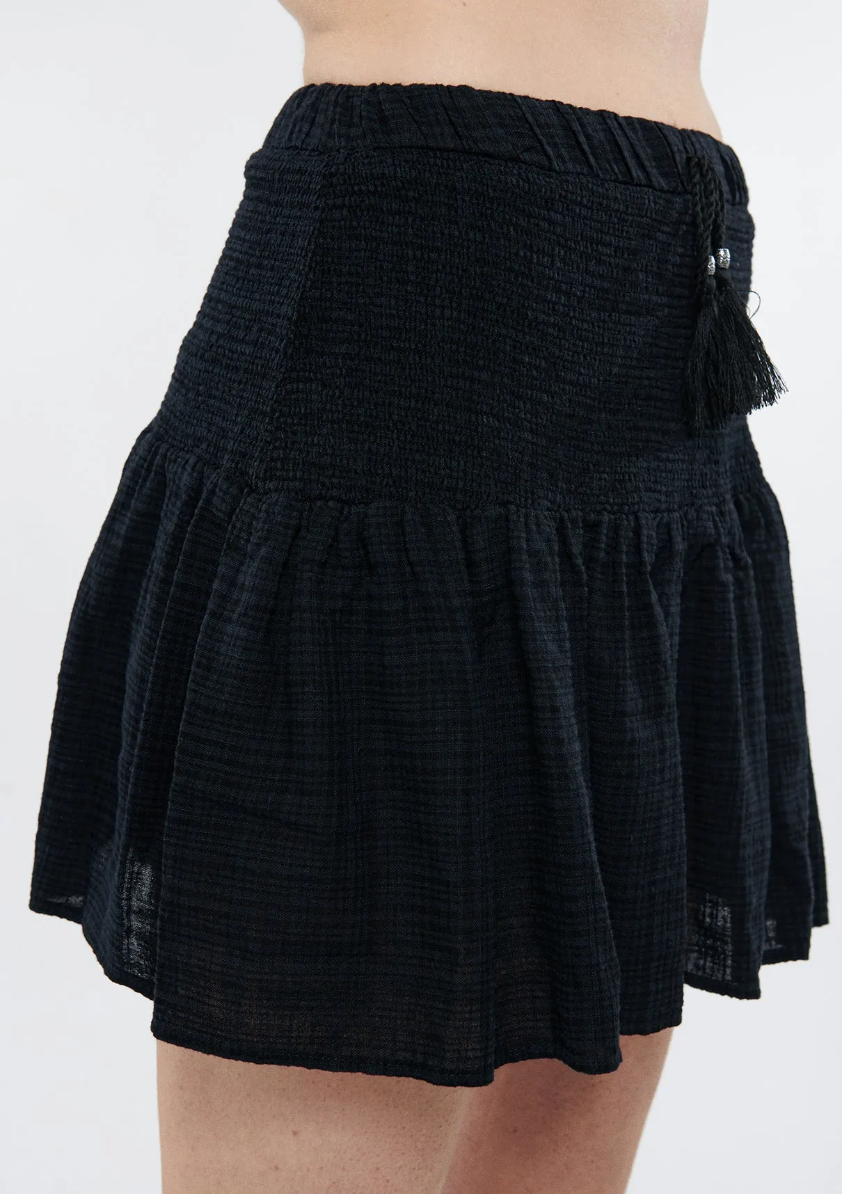 Pleated Black Skirt