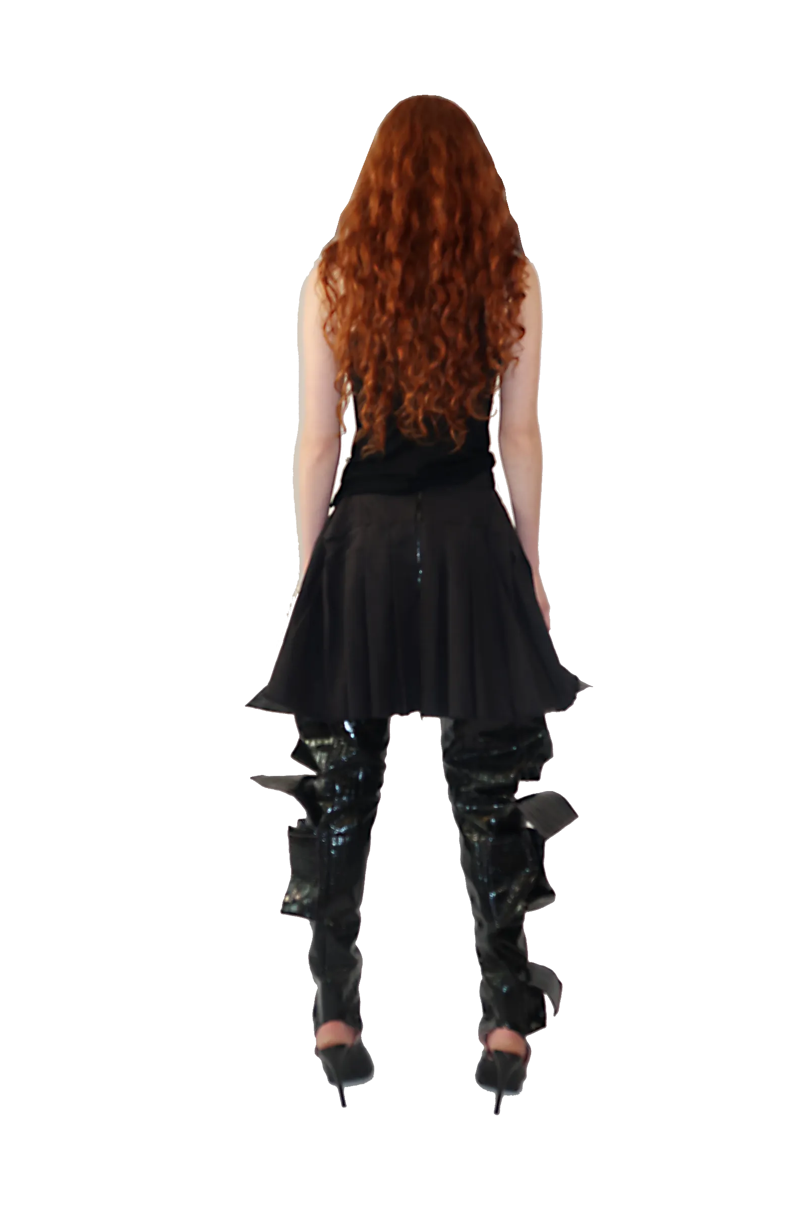 Pleated Box Skirt