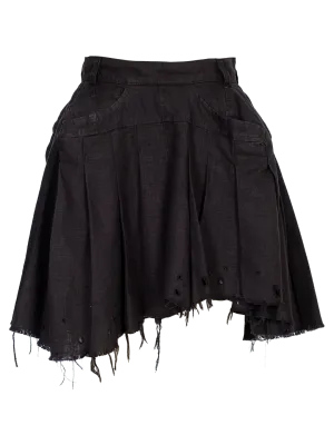 Pleated Box Skirt
