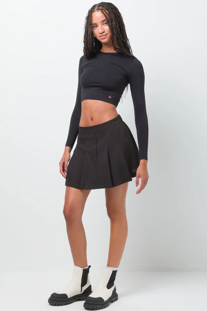 Pleated Skirt Black