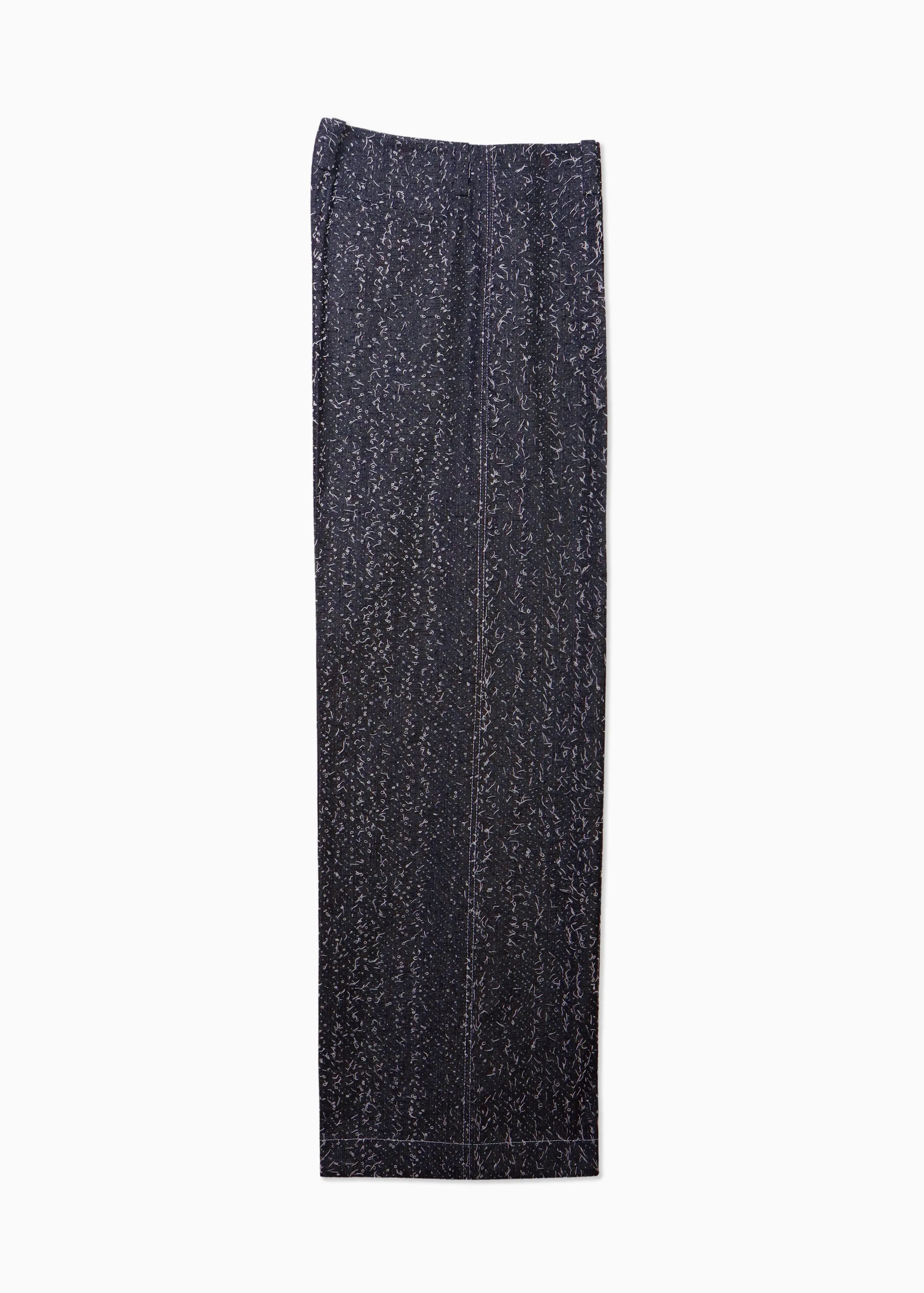 Pleated Straight Trousers