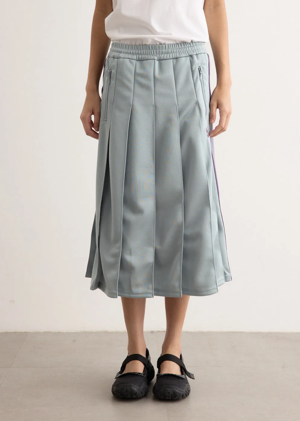Pleated Track Skirt