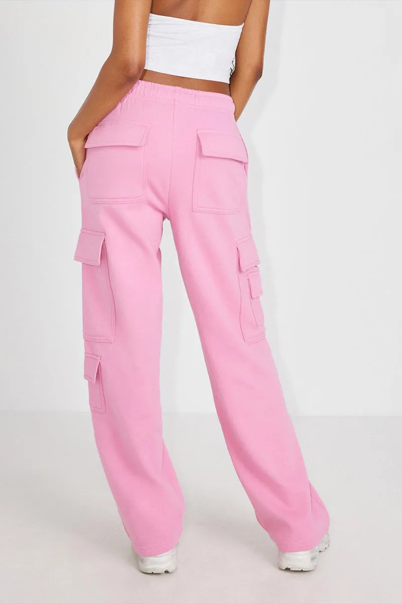 PR3326 Straight Leg Cargo Sweatpants