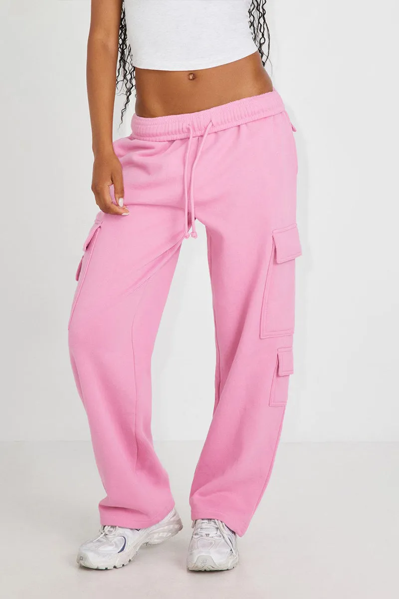 PR3326 Straight Leg Cargo Sweatpants