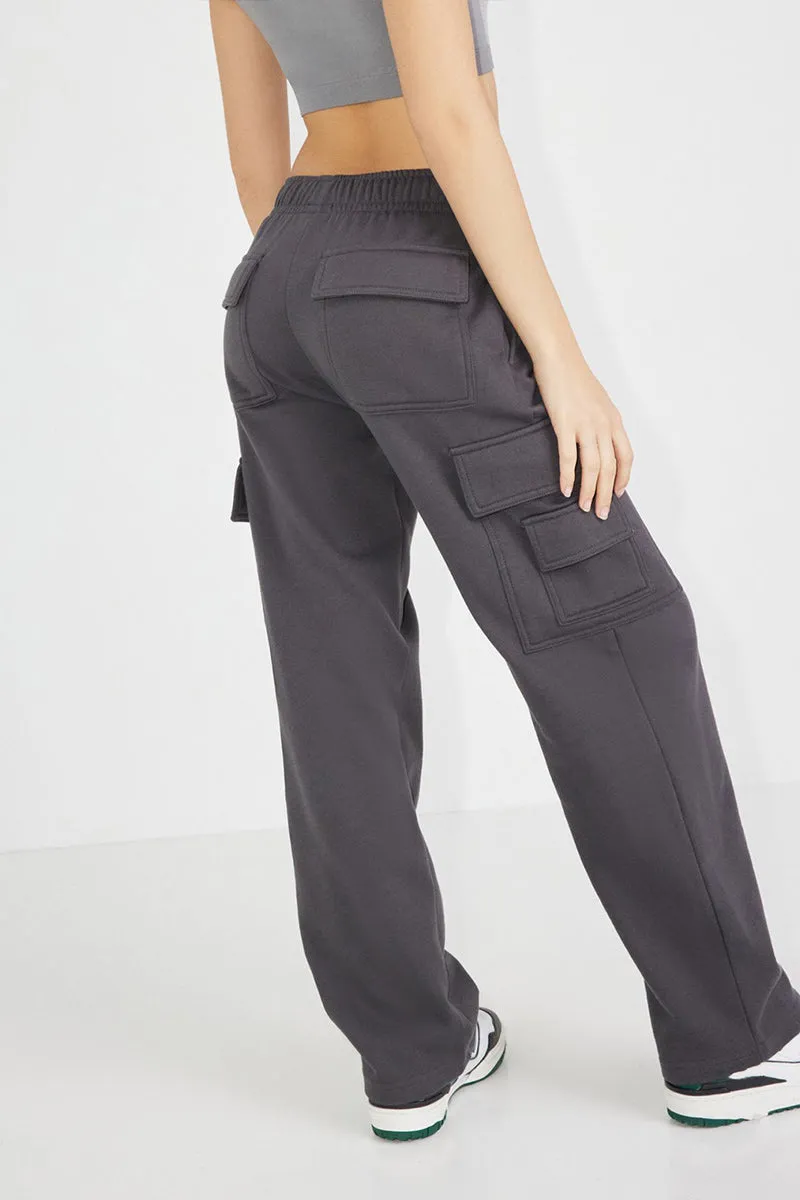 PR3326 Straight Leg Cargo Sweatpants