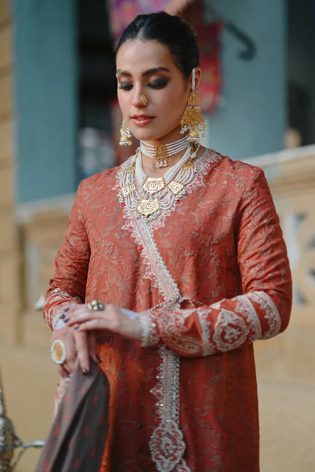 QALAMKAR LUXURY SHAWL COLLECTION’22 | K-10 ARMEENA
