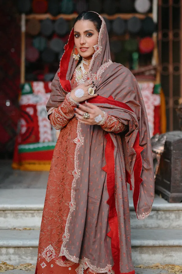 QALAMKAR LUXURY SHAWL COLLECTION’22 | K-10 ARMEENA
