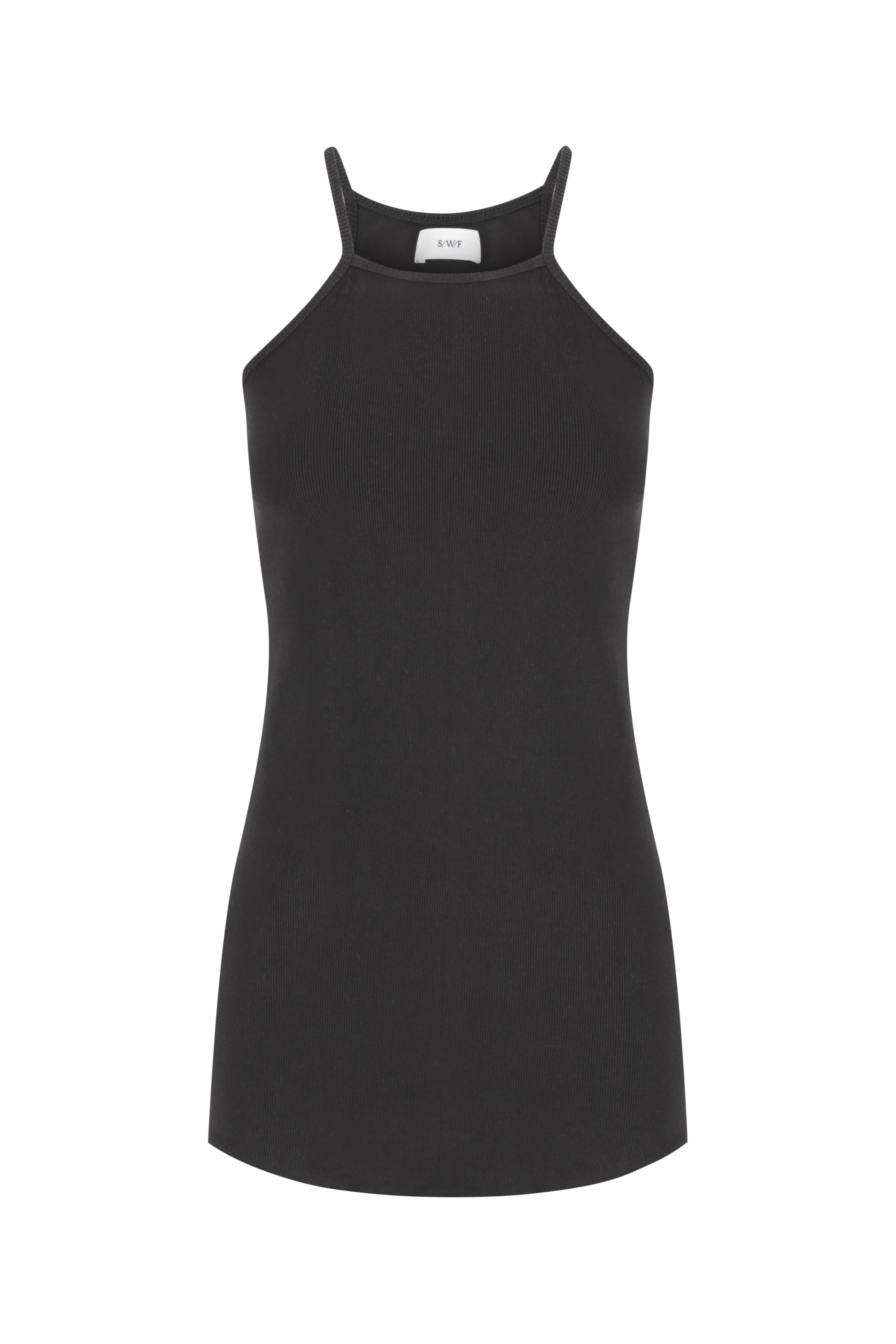 Racer Back Singlet | Sheer Pleated Maxi