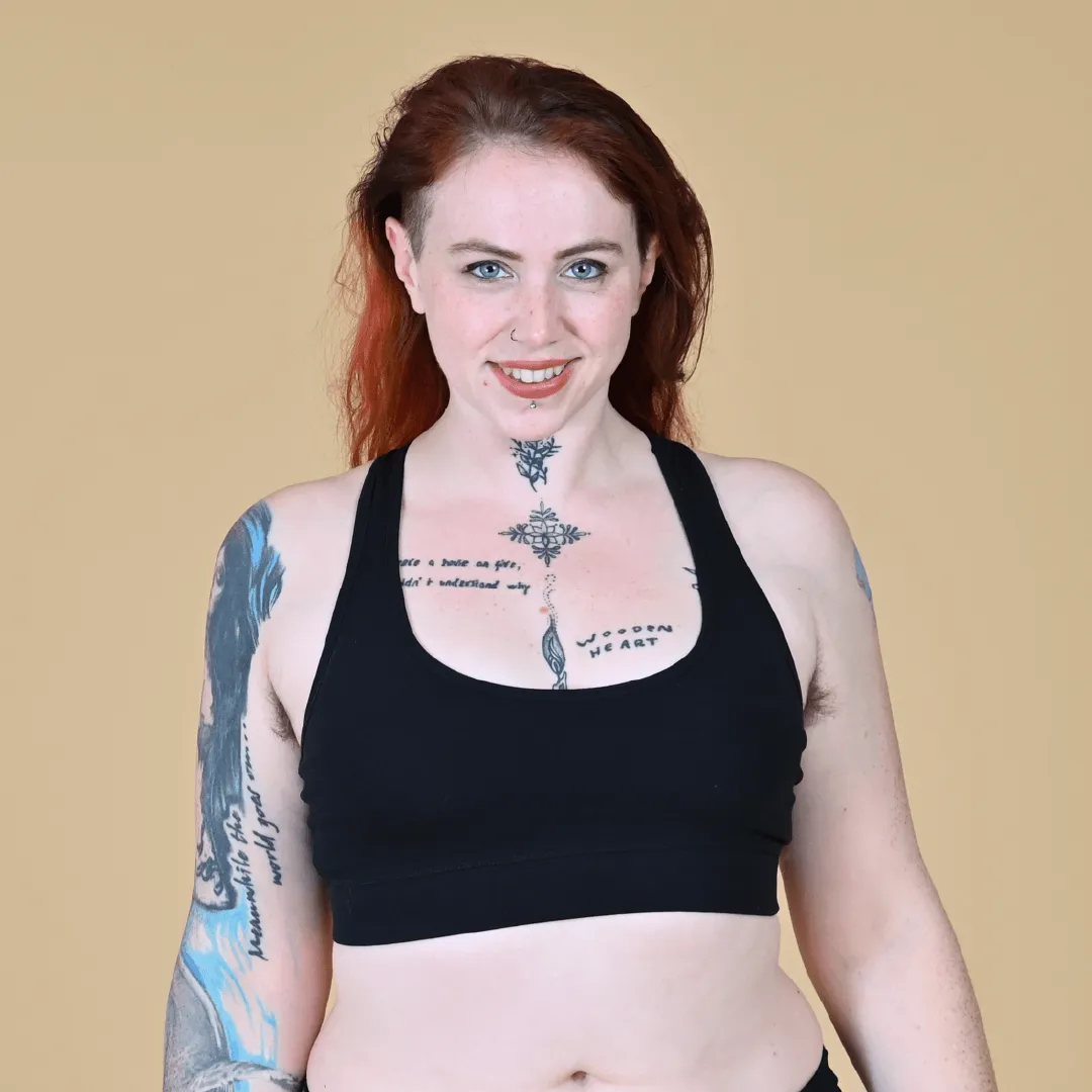 Racerback Bralette - Black