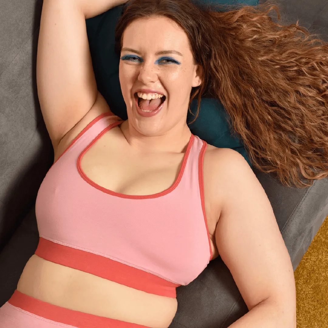 Racerback Bralette - Candyfloss