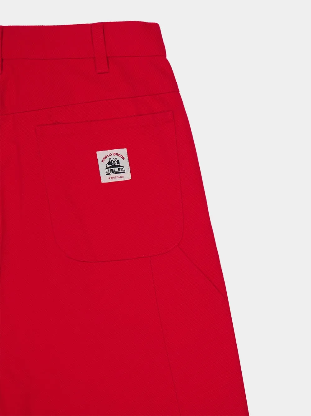 Red Spring Twill Knolly Brook Trousers