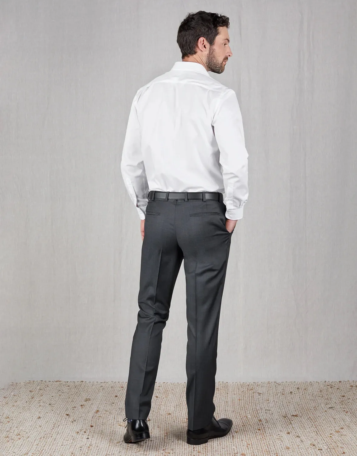 REMBRANDT 100% REDA WOOL LOTUS SUIT TROUSER AV9679TLOTU