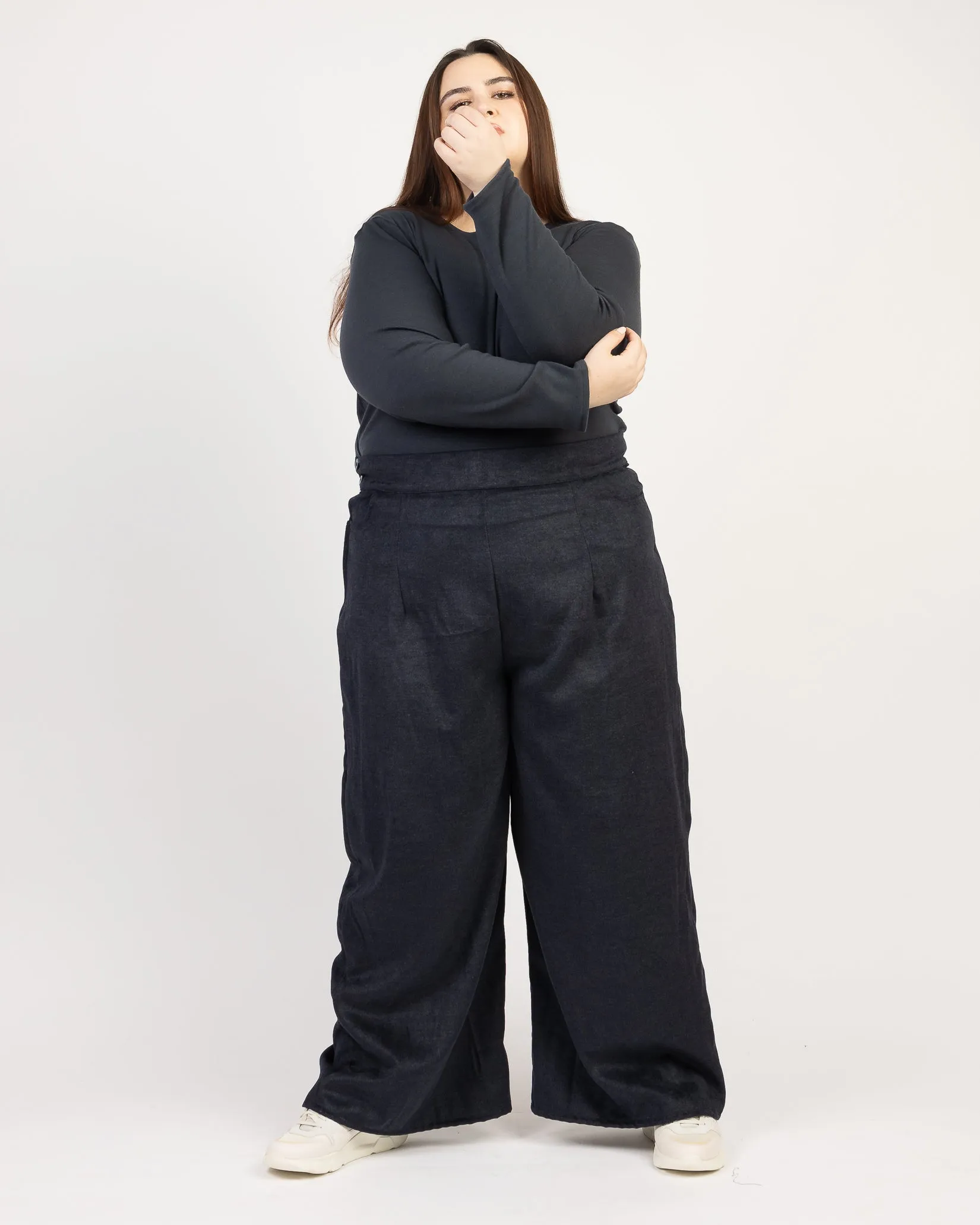 Respect | Straight-Legged Trousers Navy