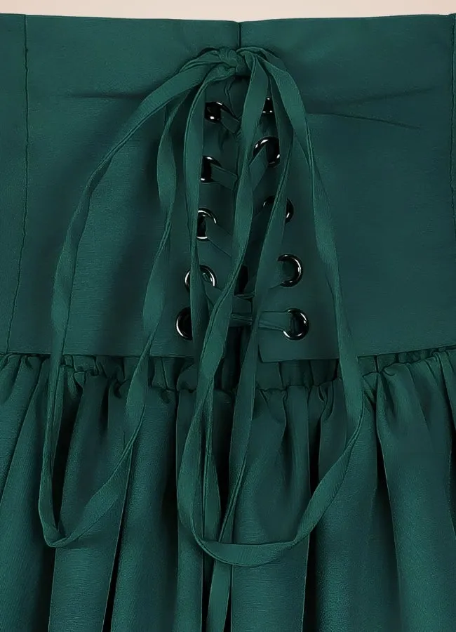 Retro High Waist Steampunk Skirt