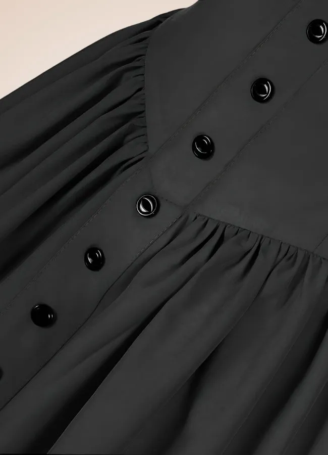 Retro High Waist Steampunk Skirt
