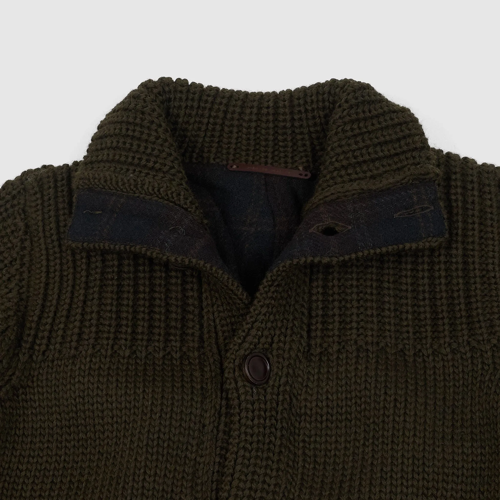 Roberto Collina Heavy Knit Wool Cardigan