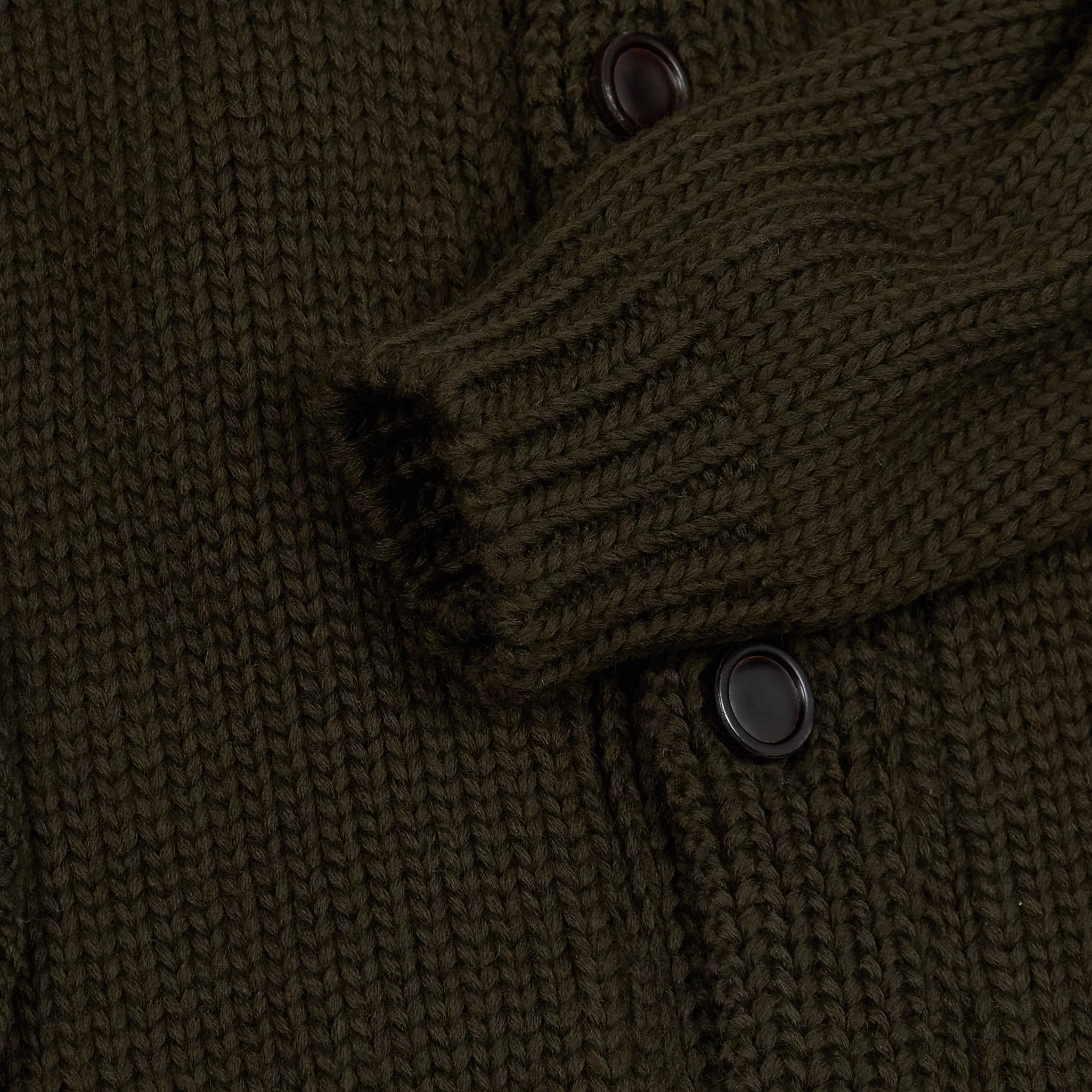 Roberto Collina Heavy Knit Wool Cardigan