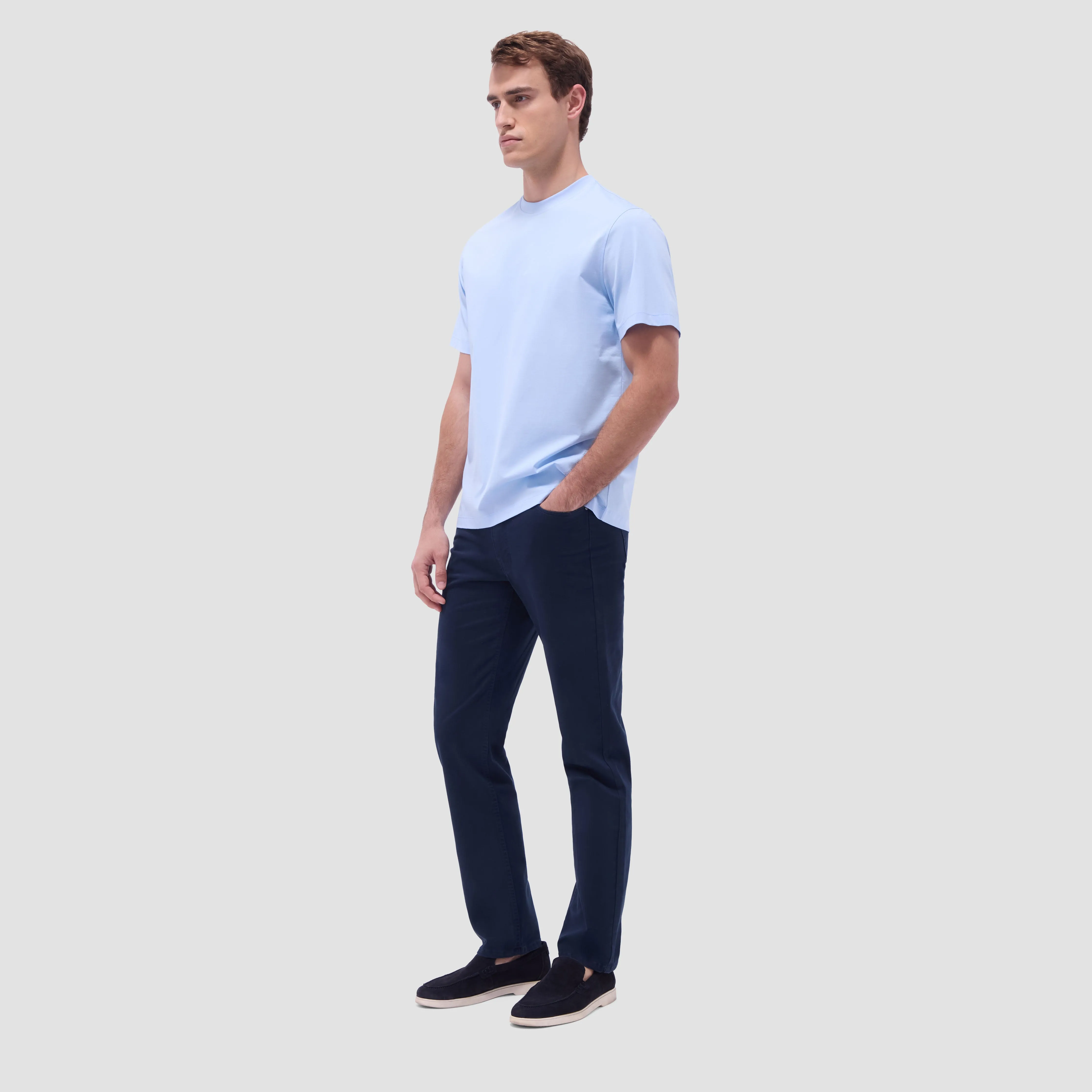 Rufus Solid OoohCotton Crew Neck T-Shirt
