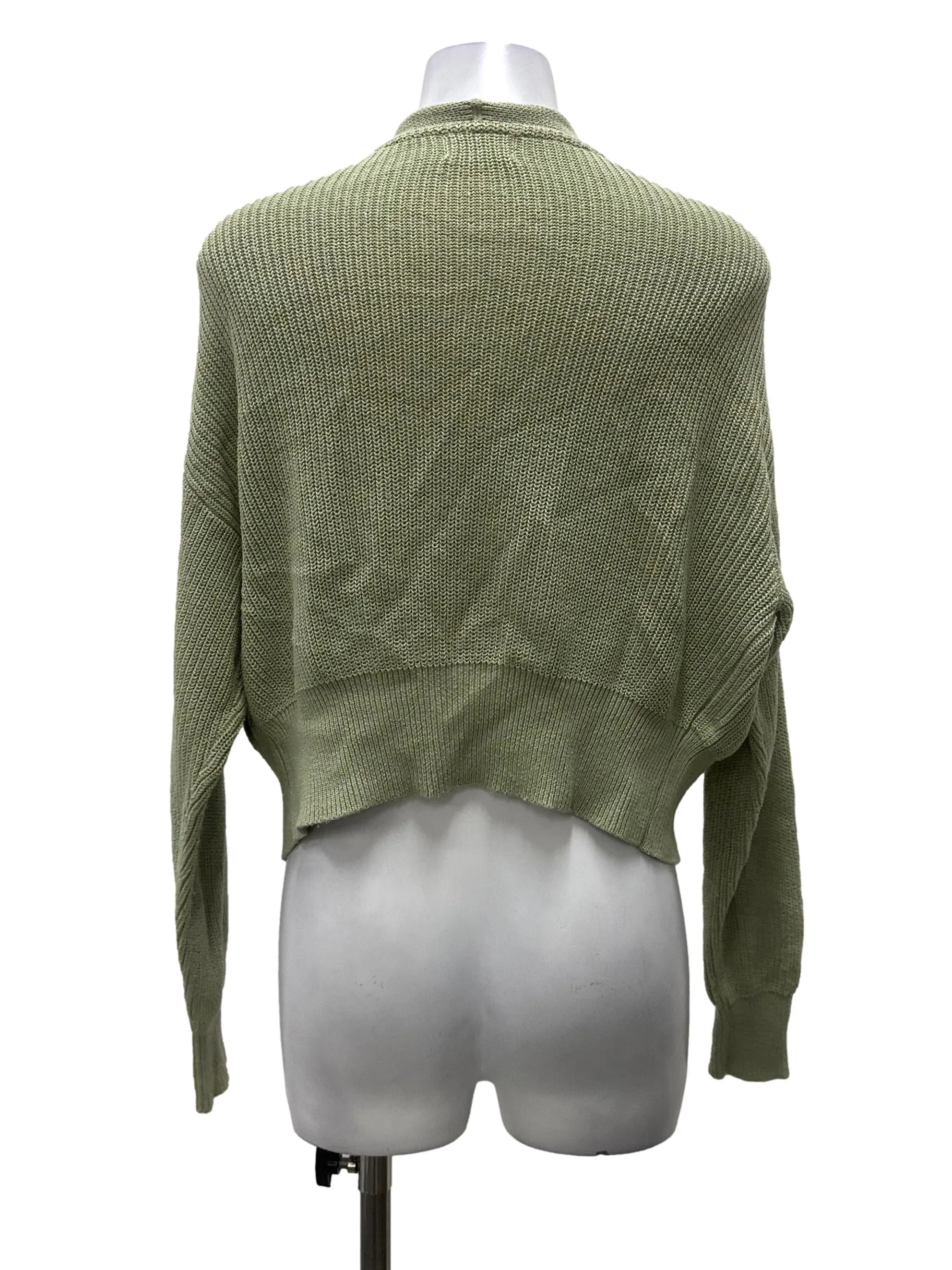 Sage Green Knit Cardigan