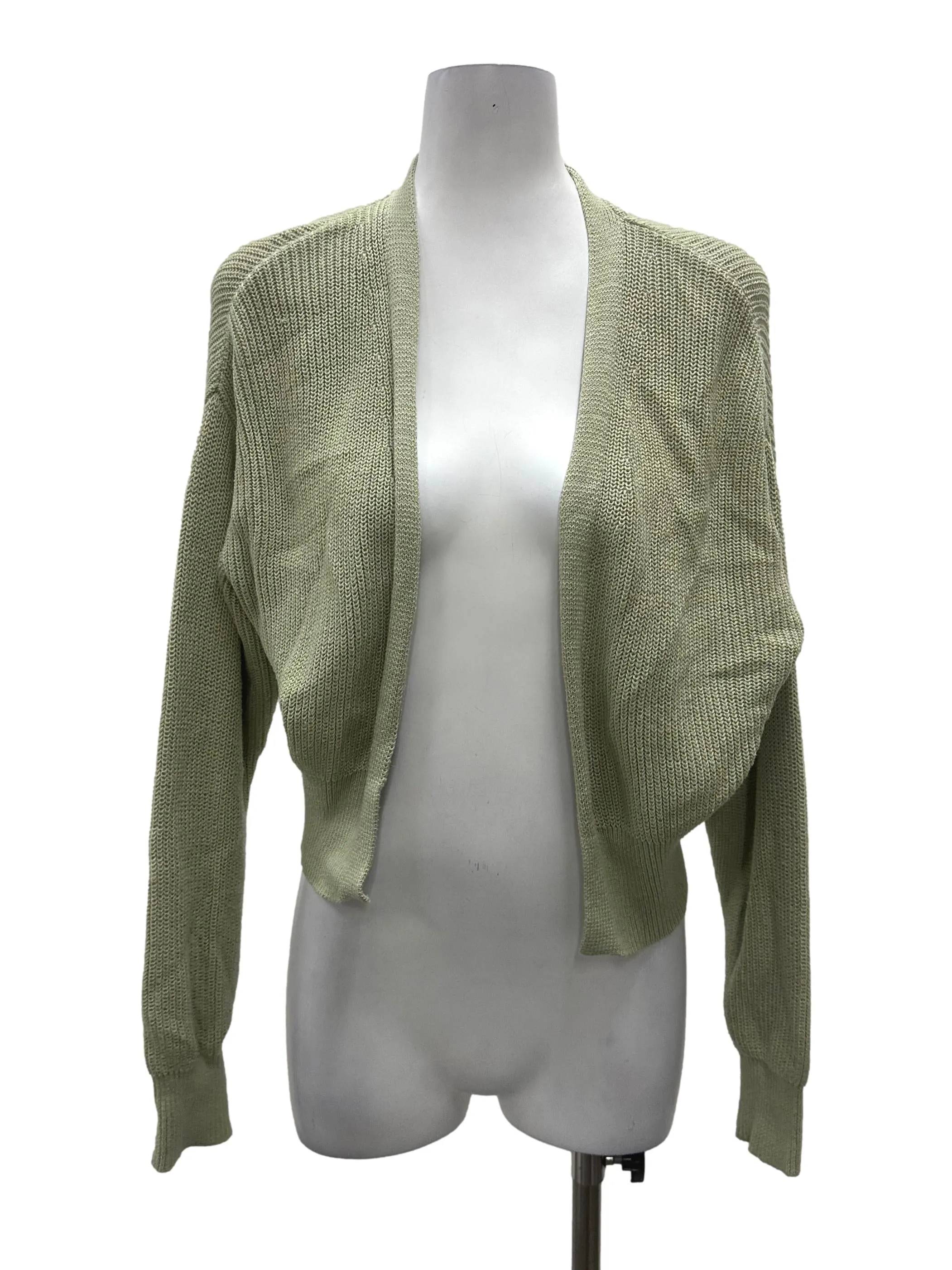 Sage Green Knit Cardigan