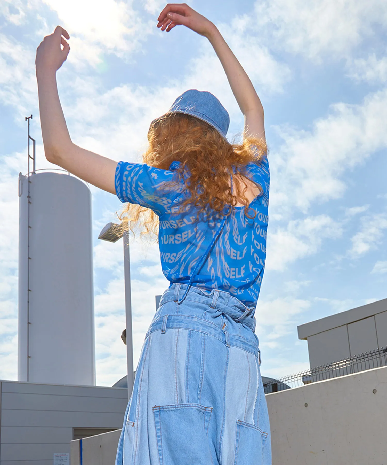【SALE】Distortion Print Top