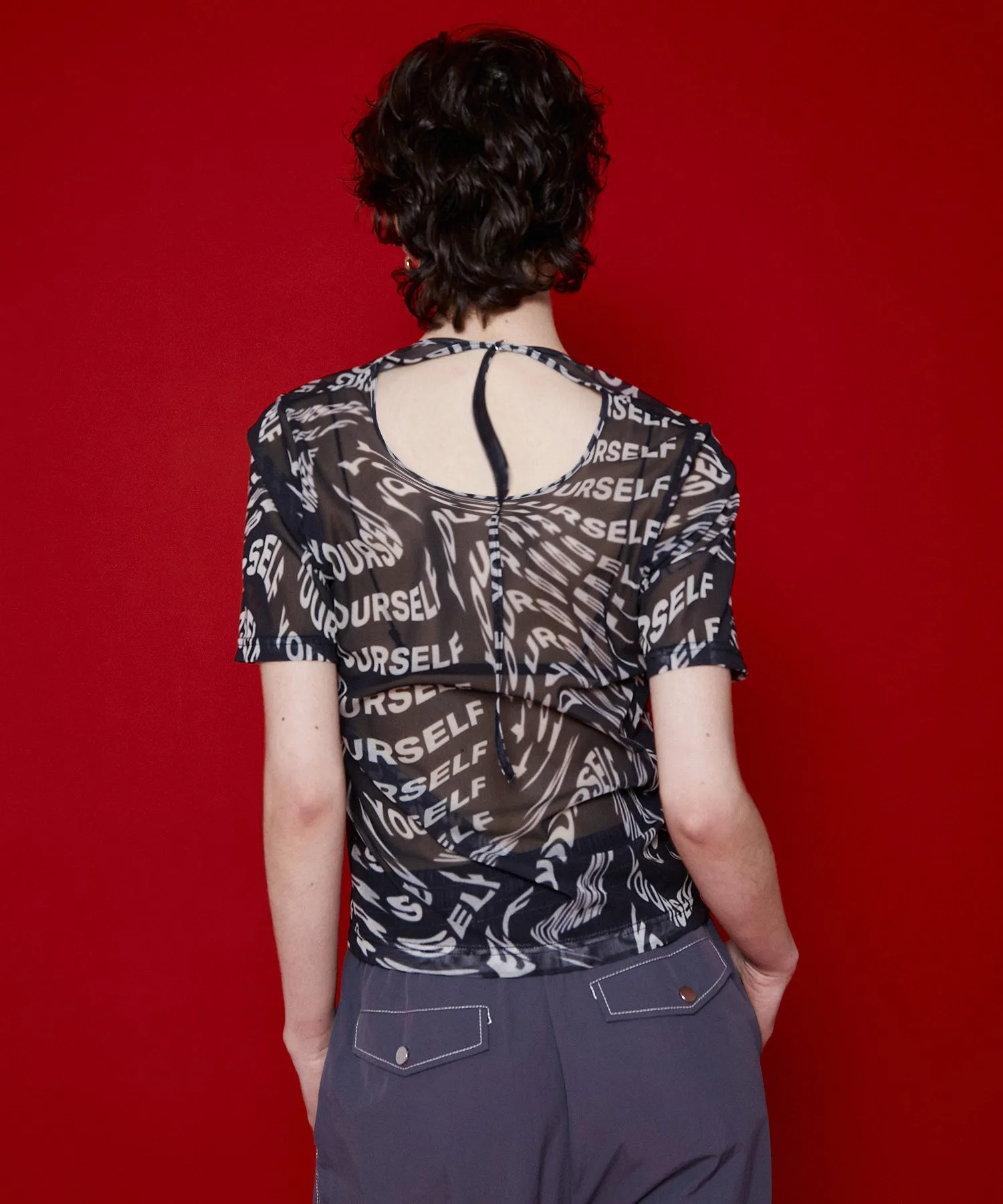 【SALE】Distortion Print Top