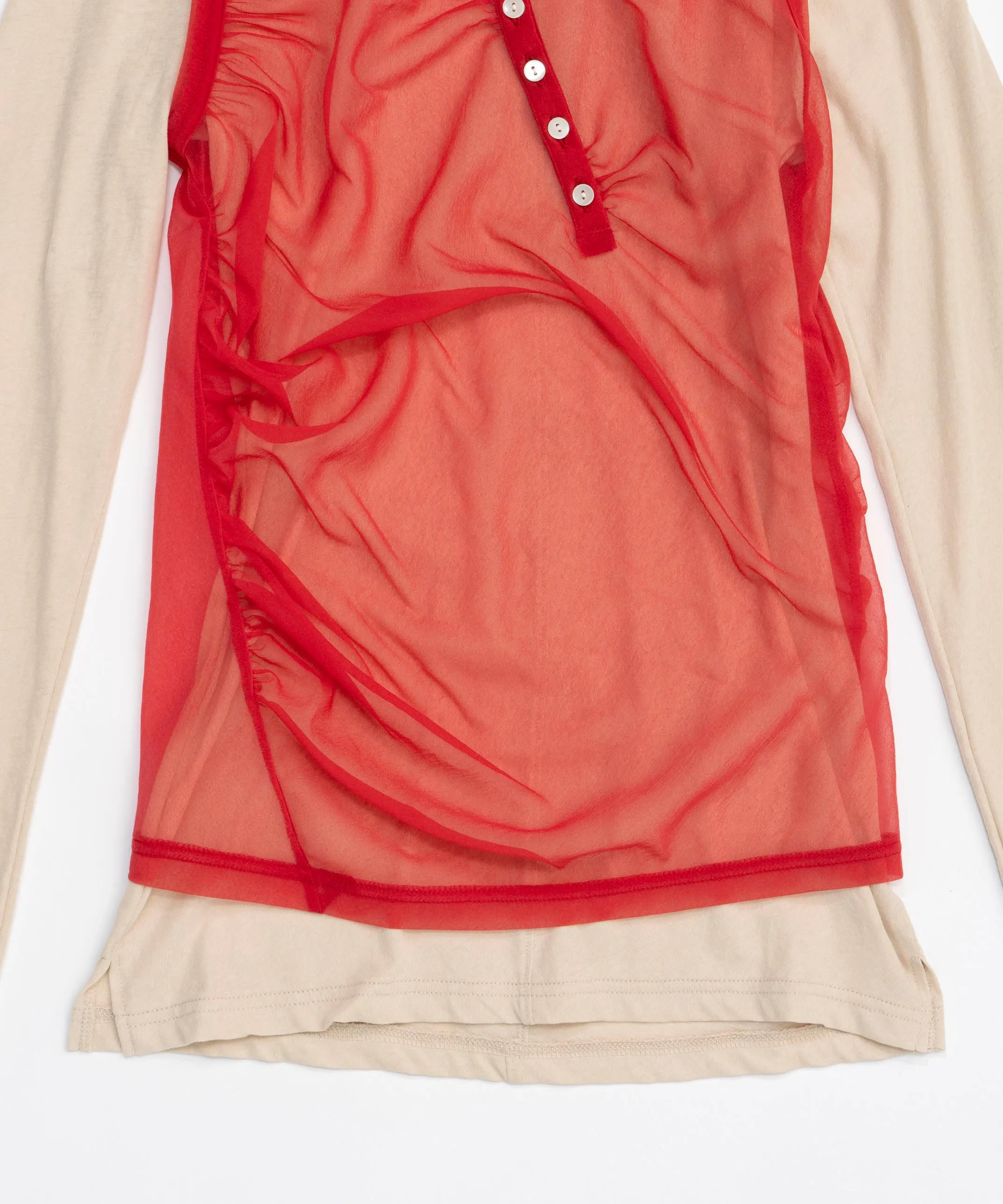 【SALE】Henry Neck Tank Top Layered Tops