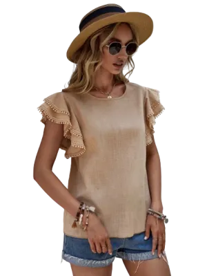 Samantha - Chic Linen Blouse